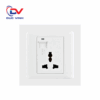 737379 - Bộ ổ cắm đa năng 3 chấu 13A 250V, ổ cắm sạc USB 2.1A màu trắng