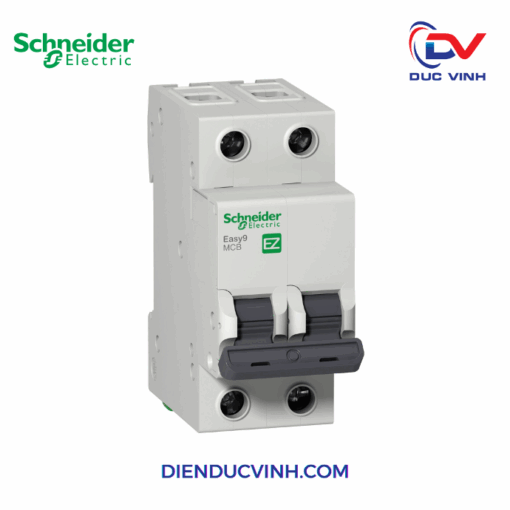 Easy9 MCB 2P 50A C 4500A 230V Miniature Circuit Breaker